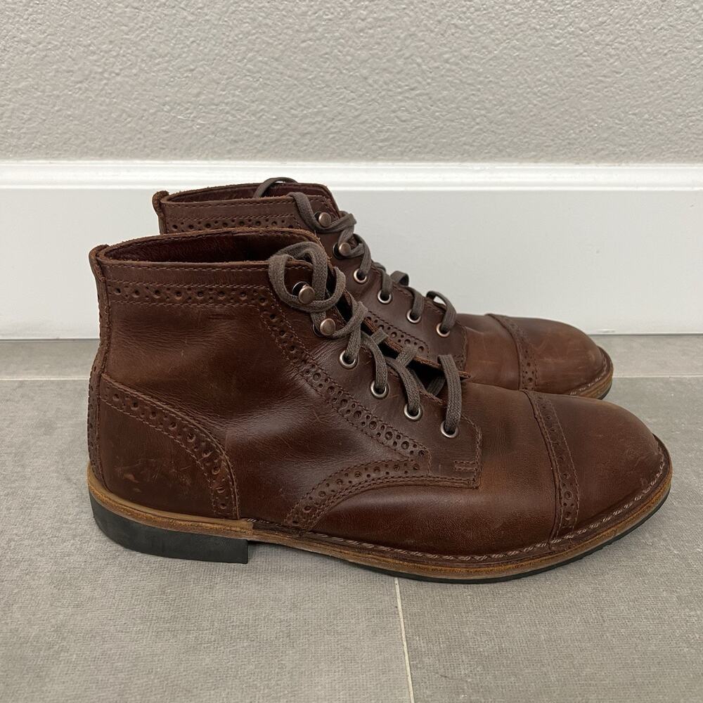 Danner Jack II Mens 9.5 Wide 2E BrownChukka Ankle BLeather Lace Up Boot Shoes